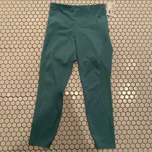 Old Navy Aqua Go-Dry High Rise  7/8 ankle Leggings